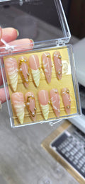 Butter Yellow press ons