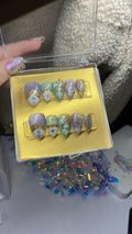 Celestial press on nails