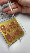 Cat eye press on nails